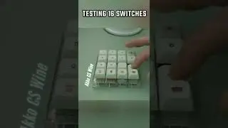 Testing 16 different switches... (So You Dont Have To) #pc #akko #keyboard