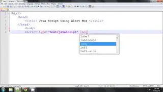 Java Script Alert