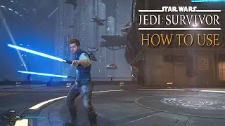 Star Wars Jedi Survivor How To Switch Equip Lightsaber Stances!