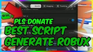 [NEW] Roblox PLS DONATE Script / Hack 💸 (Auto farm Robux, Fake avatars, Generator) *PASTEBIN*