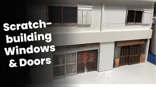How to Scratch-build Doors and Windows from Styrene | Abandoned Japanese Building Diorama