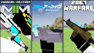 Top 3 Best Guns Addon For Minecraft PE/Bedrock 1.21