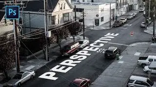 How to create perspective text? [Photoshop]