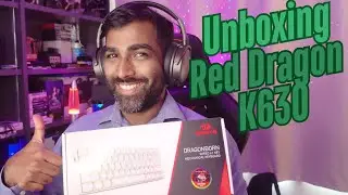 Red Dragon K630 Dragonborn Keyboard Unboxing #unboxing #gaming #gamingkeyboard #reddragon
