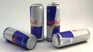 3D Red Bull Can 3D model from CGTrader.com