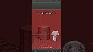 3ds Max - Auto-snap placement  