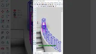 The Fastest way to Create Railing with Path Array Plugin in SketchUp 