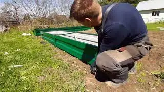 Beds 30 cm high. Galvanized with polymer coating May 15, 2021