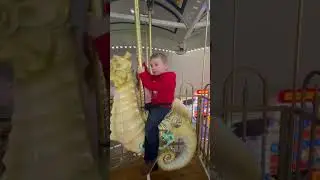 Two story carousel at Scene 75 with Marissa and Luca, 20 Jan 23