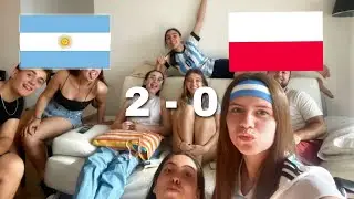 argentinos reaccionan a ARGENTINA VS POLONIA (mundial 2022)