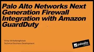 Palo Alto Networks Next-Generation Firewall Integration with Amazon GuardDuty