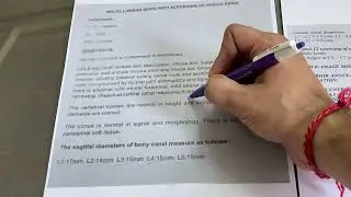 How to Read Disc Bulge MRI, Lumbar Canal Stenosis, Lumbar Spine MRI report