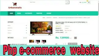 How to make php e-commerce  full website || full website banaye || Htlm, css