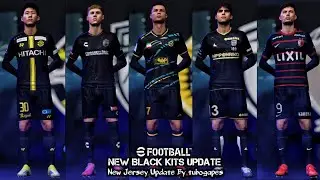 New Black Kits Edition🔥 Best Black Jersey In eFootball 2026 Mobile