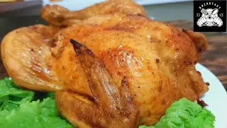 Сочная КУРИЦА В ДУХОВКЕ запеченая целиком с чесноком