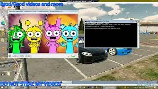 Sprunki Simon, Sky, Pinki, Vineria Crying has TBSOD VM Windows 7