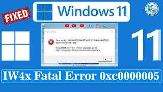 ✅ How To Fix IW4X Fatal Error 0xc0000005 On Windows PC