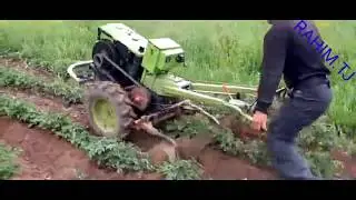 Чуборгири .кашидани хатаки  тушка бо мотоблок