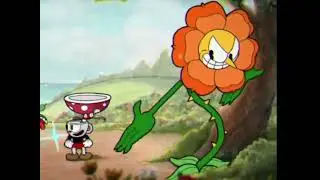 cuphead flor dançando Piui tic tac