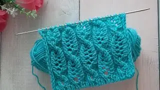 Красивый ажурный узор для летнего кардигана, джемпера ...