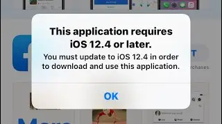 This Application Requires iOS 14.0 or later / How to install youtube, Facebook with new apple ID