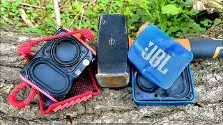JBL GO 3 VS GO 2 DURABILITY TEST VS HAMMER!!