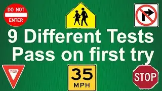 Pass on first try - 2024 California DMV written tests - 9 different tests - CA DMV written Test 2024
