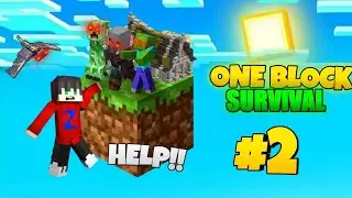 Try To Upgrade My island But..🥲 In Minecraft PE OneBlock Survival Part-2 [HINDI]