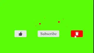 Green Screen Subscribe Like Button On YouTube