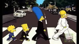 Acrílico sobre lienzo - The Simpsons  🎵 🎺 🎻 🎧 🎹