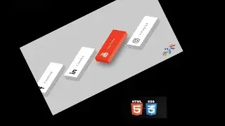 Social Icons Tiles | HTML/CSS | AM STUDIO