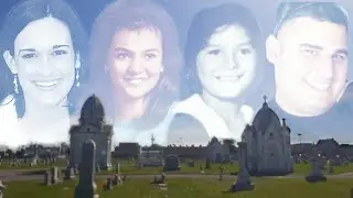 Faces in death-- Mt Calvary cemetery-- Galveston, Texas