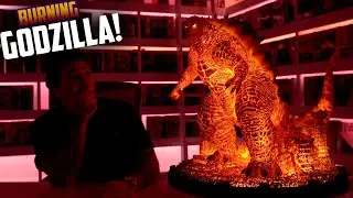 Burning GODZILLA Statue Deluxe Edition by Spiral Studios 🔥 🐉
