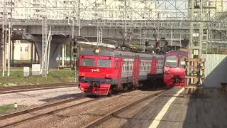 ЭД4М-0403 и ЭР2Т-7215, платформа Сетунь