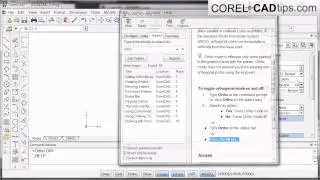 CorelCAD - Ortho mode
