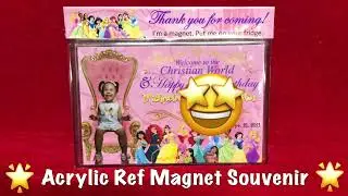 Acrylic Ref Magnet (Easy DIY Souvenir)