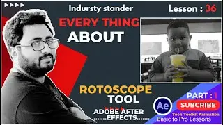 Everything About Rotoscoping in Adobe After effects Basic to Advanced  Tips in Urdu | Hindi Part 1