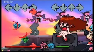 Friday Night Funkin! Битва с Сенпаем и Мамкой) | Battle with Senpai and Mamka) Урааа 100 Подписчиков