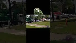 Bad Drivers Orlando: TAKE OUT THE TRASH! Garbage Truck Throwing Trash Back On The Road. 