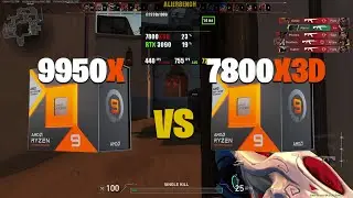 7800X3D VS 9950X - Valorant