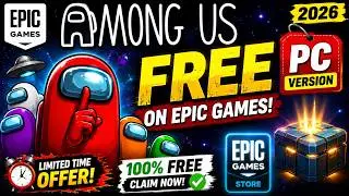 Among Us Free on Epic Games | Free Available Among us game On Epic Games 2021 | Among Us PC 🔥