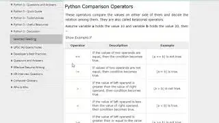 Python boolean expression and comparison operator