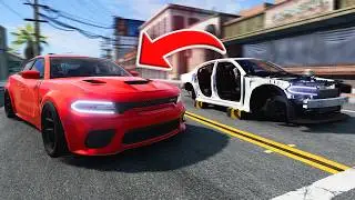 Rebuilding Hellcat Charger in BeamNG Drive (Steering Wheel + Shifter)