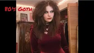 80's Goth Hair and Makeup Tutorial