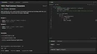 1002. Find Common Characters | leetcode