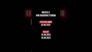 Rammstein - Europe Stadium Tour 2023 - New Brussels Date added!
