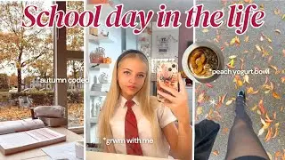 REALISTIC DAY IN THE LIFE OF A BRITISH TEEN SCHOOL GIRL📚🍂