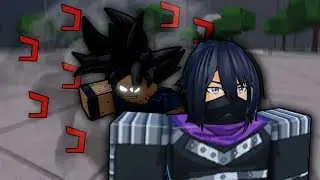 Trolling as WEAKEST DUMMY using DEATH COUNTER in The Strongest Battlegrounds (ROBLOX)