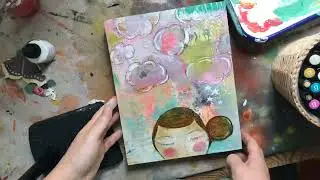 Dream Big and Allow Magic - Mixed Media Art Time Lapse by Kelly Rae Roberts