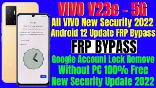 VIVO V23e 5G Frp Bypass New Security Update Android 12 Update || All VIVO New Security Frp Bypass